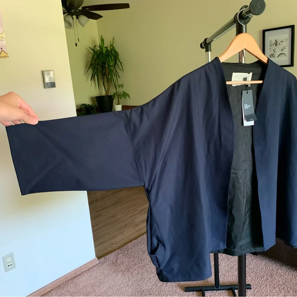 Hackwith Design House Blazer Open Front Jacket NWT